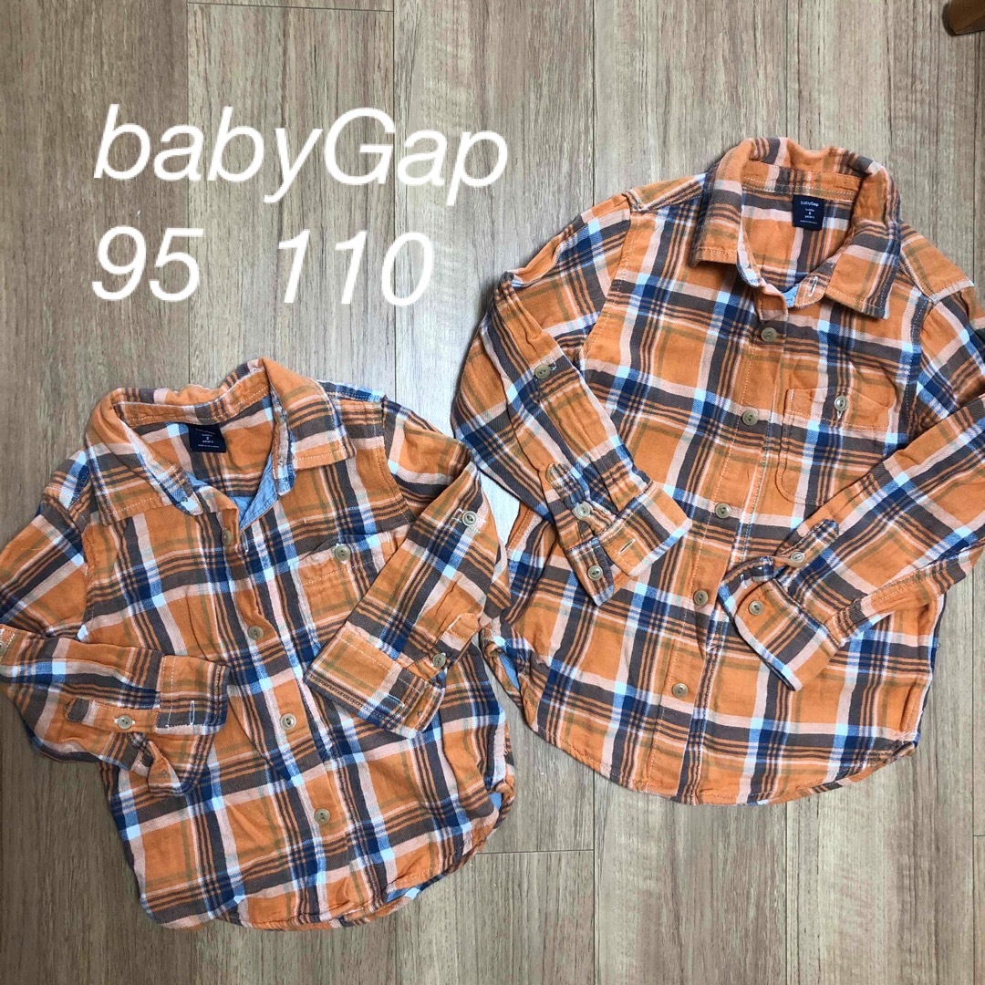 2021 babyGAP チェックシャツ 90センチ