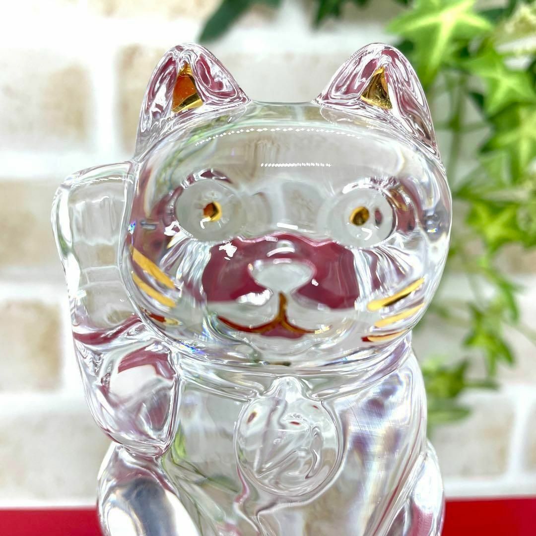 バカラ Baccarat Lucky Cat ラッキーキャット 招き猫 インテリア 置物