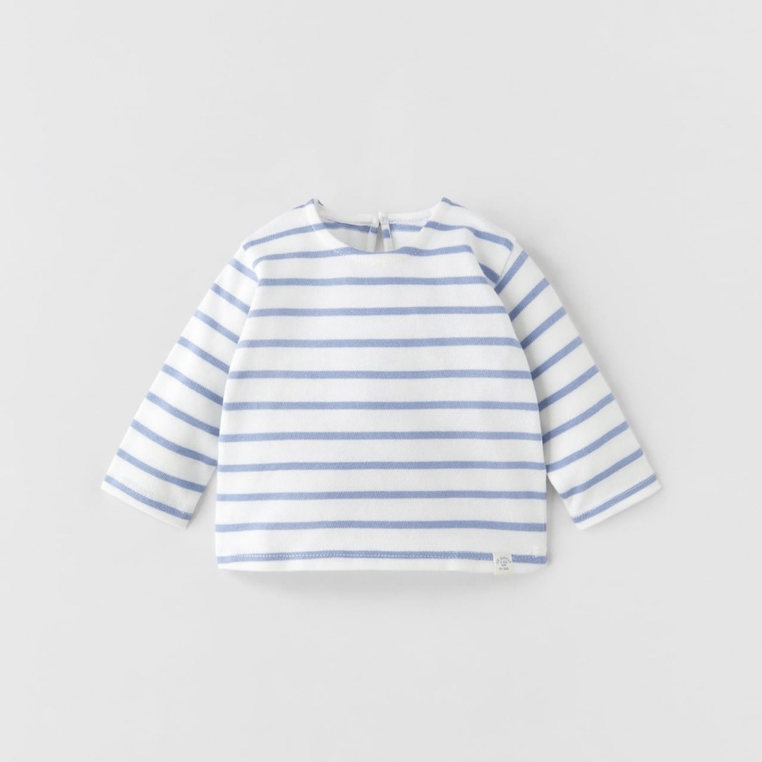 ZARA KIDS(ザラキッズ)のzarababy ボーダートップス キッズ/ベビー/マタニティのベビー服(~85cm)(シャツ/カットソー)の商品写真