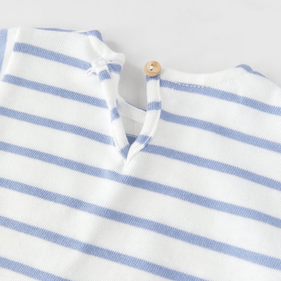 ZARA KIDS(ザラキッズ)のzarababy ボーダートップス キッズ/ベビー/マタニティのベビー服(~85cm)(シャツ/カットソー)の商品写真