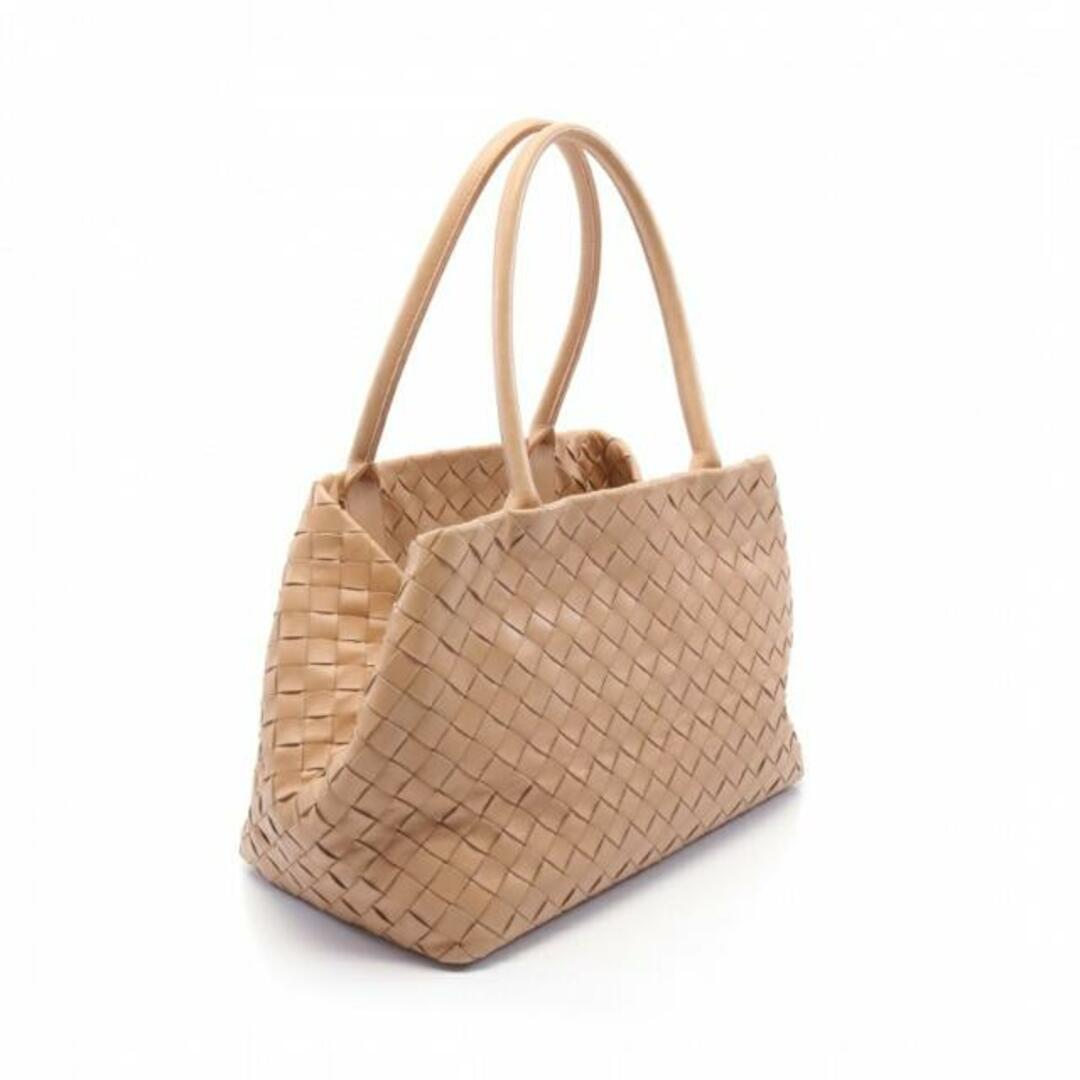 Bottega Veneta(ボッテガヴェネタ)のイントレチャート ハンドバッグ トートバッグ レザー ベージュ レディースのバッグ(トートバッグ)の商品写真