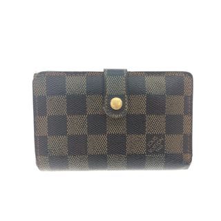 ルイヴィトン(LOUIS VUITTON)の▼▼LOUIS VUITTON ルイヴィトン  ダミエ ポルトフォイユ ヴィエノワ がま口 二つ折り財布 N61674 ブラウン(財布)