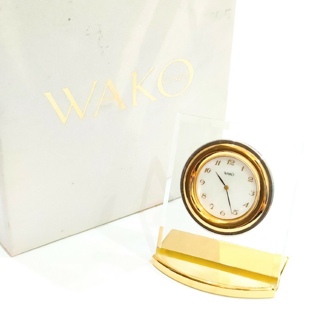 WAKO 置き時計 白蝶貝クロックの通販 by ☆|ラクマ WAKO 置き時計 白蝶貝クロックの通販 by ☆|ラクマ