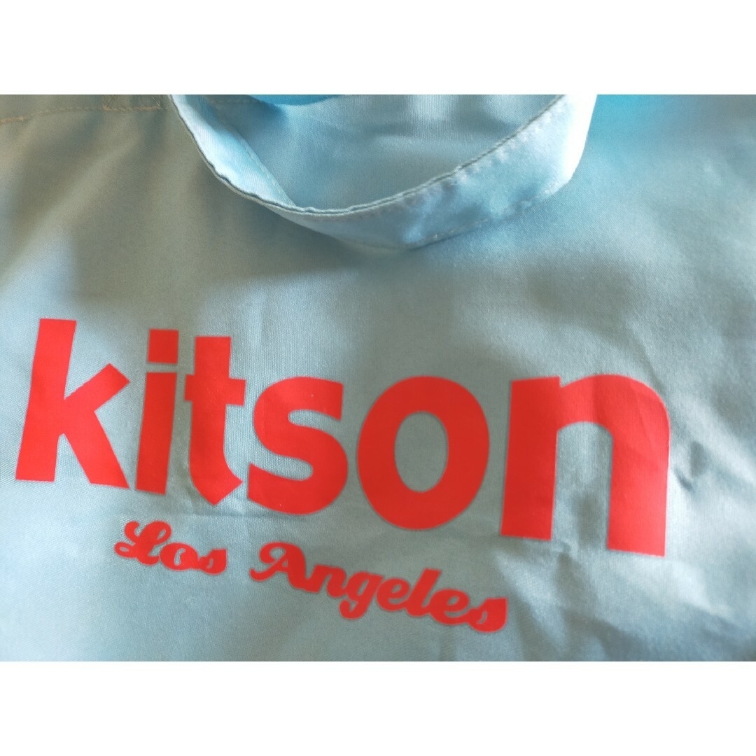 KITSON(キットソン)のkitson キットソン エコバッグ 手提げ ナイロンバッグ スカイブルー 青 レディースのバッグ(その他)の商品写真