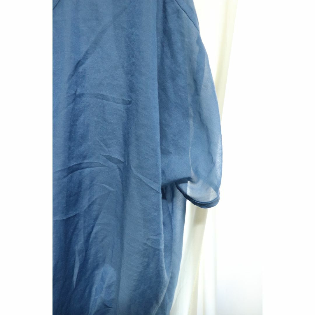 BEAUTY&YOUTH UNITED ARROWS(ビューティアンドユースユナイテッドアローズ)の専用ビューティー&ユースレイヤードカットソー/アローズ良品ブルー高品質 レディースのトップス(シャツ/ブラウス(半袖/袖なし))の商品写真