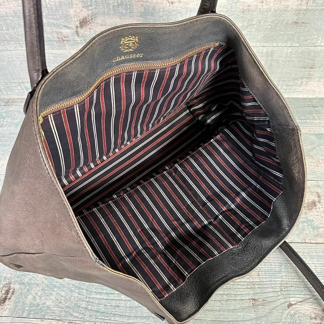 chausser - 希少 Chausser レザー トートバッグの通販 by Miyako shop