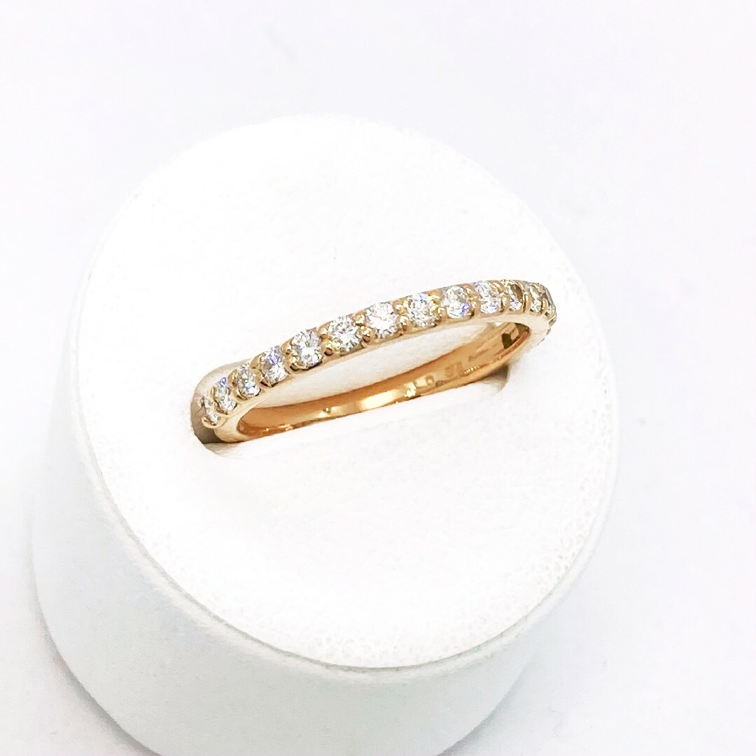 PonteVecchio(ポンテヴェキオ)の【ご専用】ポンテヴェキオ　ダイヤモンド　K18 リング　指輪　ハーフエタニティ レディースのアクセサリー(リング(指輪))の商品写真