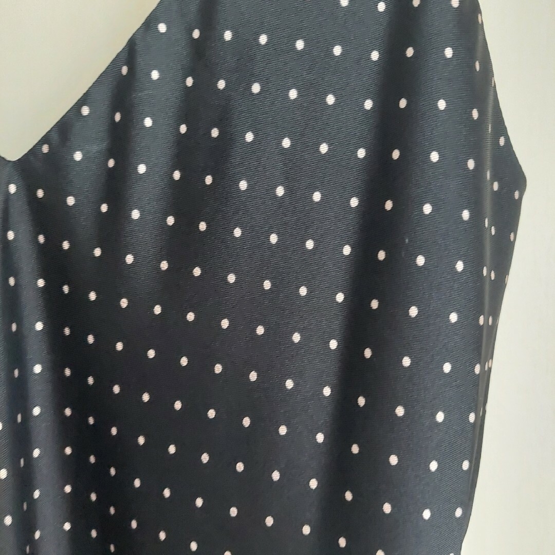 ZARA ドット柄サテンワンピース ZARA ドット柄サテンワンピース