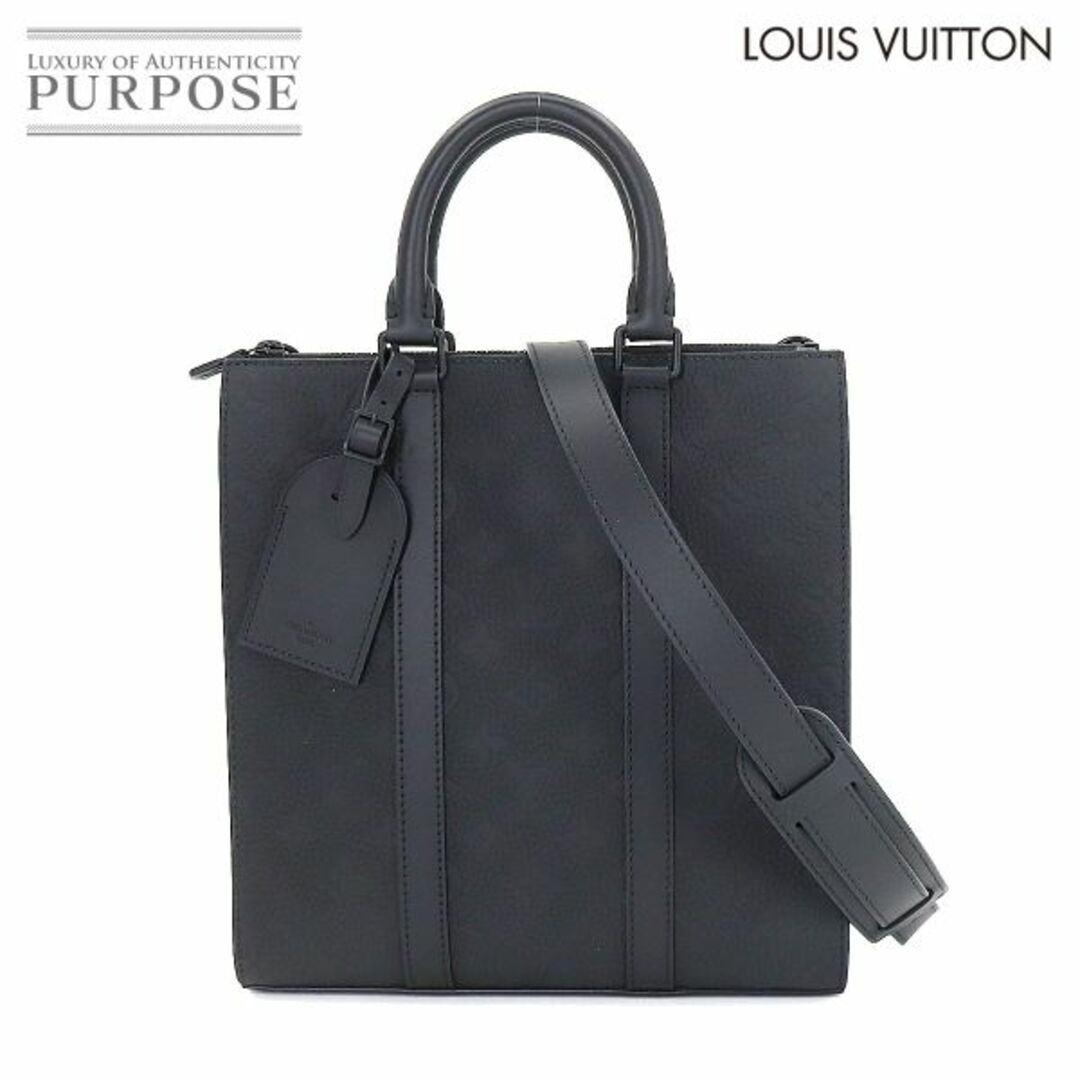 未使用 展示品 ルイ ヴィトン LOUIS VUITTON サックプラ クロス 2way トリヨンレザー トート ショルダー バッグ ブラック VLP 90195665