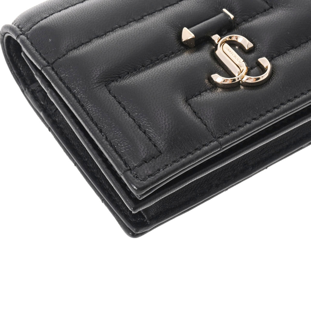 ジミーチュウ コンパクトウォレット 二つ折り財布 ブラック - 財布
