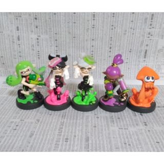 ニンテンドースイッチ(Nintendo Switch)のスプラトゥーン amiibo アミーボ 5種 5個セット(その他)