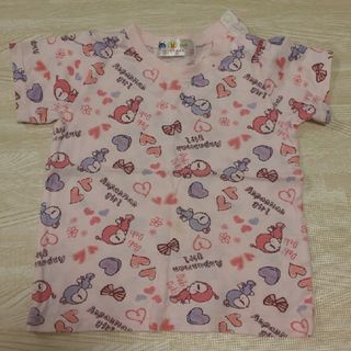 アンパンマン(アンパンマン)のTシャツ 半袖 女児 95 ピンク色 ドキンちゃん コキンちゃん アンパンマン(Tシャツ/カットソー)