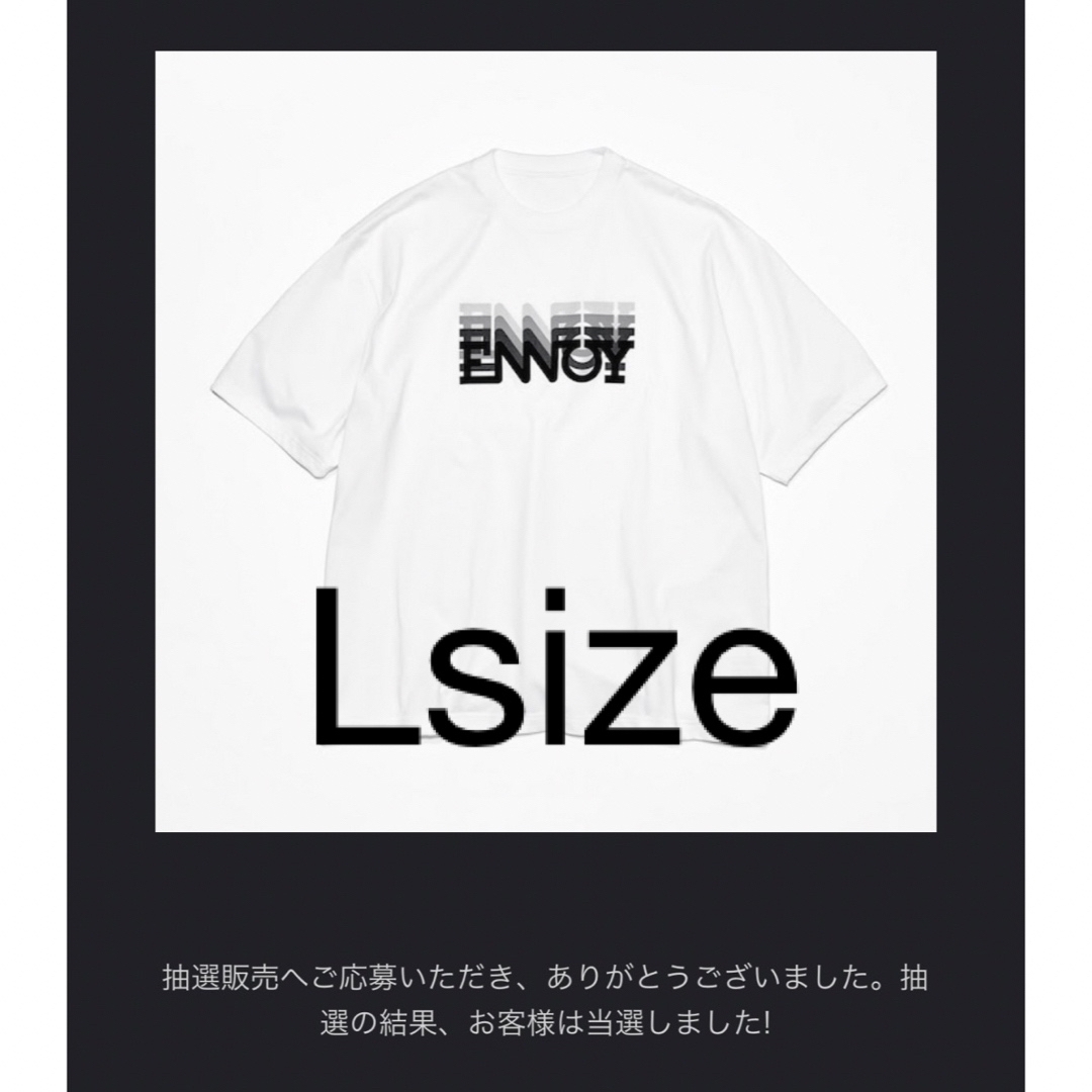 ennoy ELECTRIC LOGO SS TEE 黒 L Tシャツ