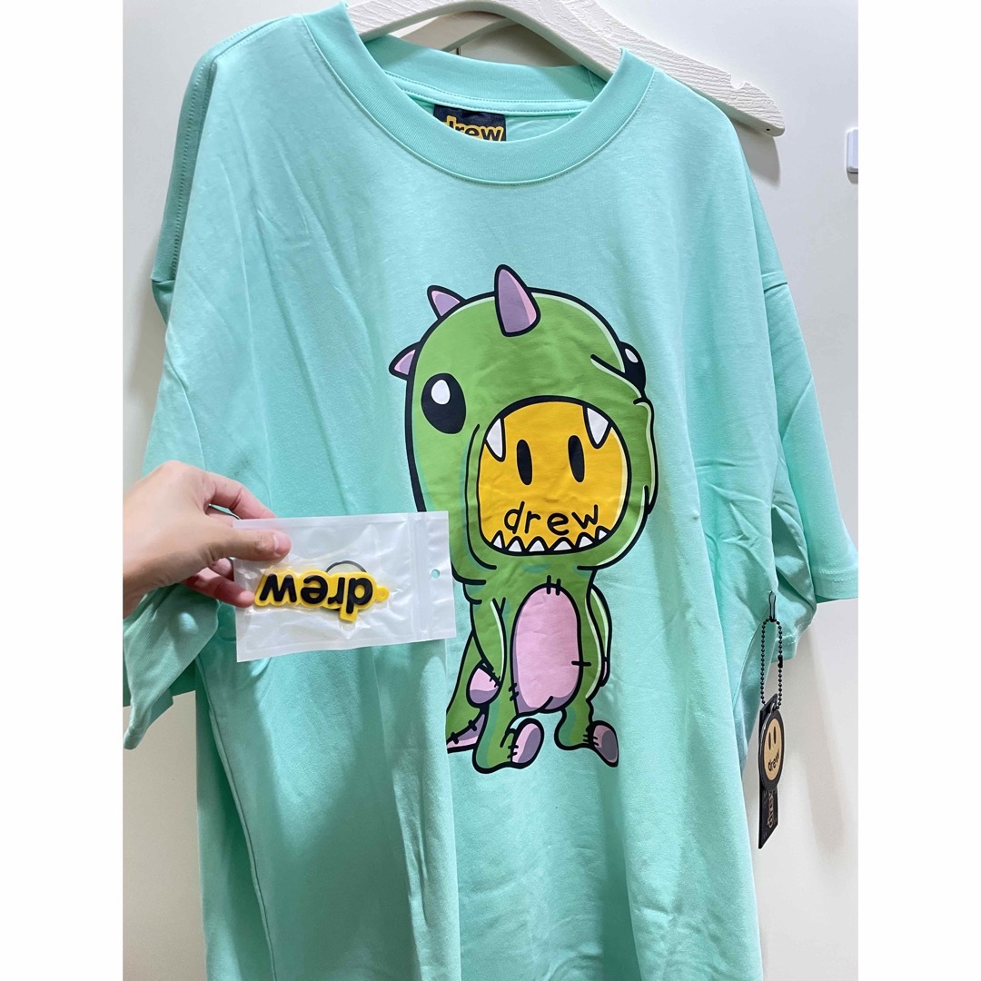 Drew house ドリューハウス Dino 恐竜 Tシャツ M 白