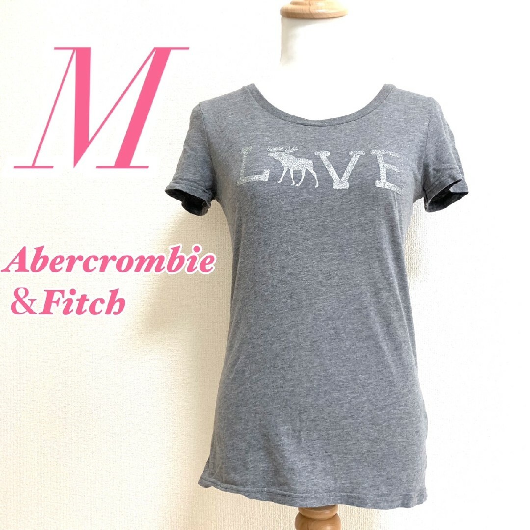 Abercrombie&Fitch(アバクロンビーアンドフィッチ)のAbercrombie&Fitch アバクロンビーアンドフィッチ　半袖Tシャツ レディースのトップス(Tシャツ(半袖/袖なし))の商品写真