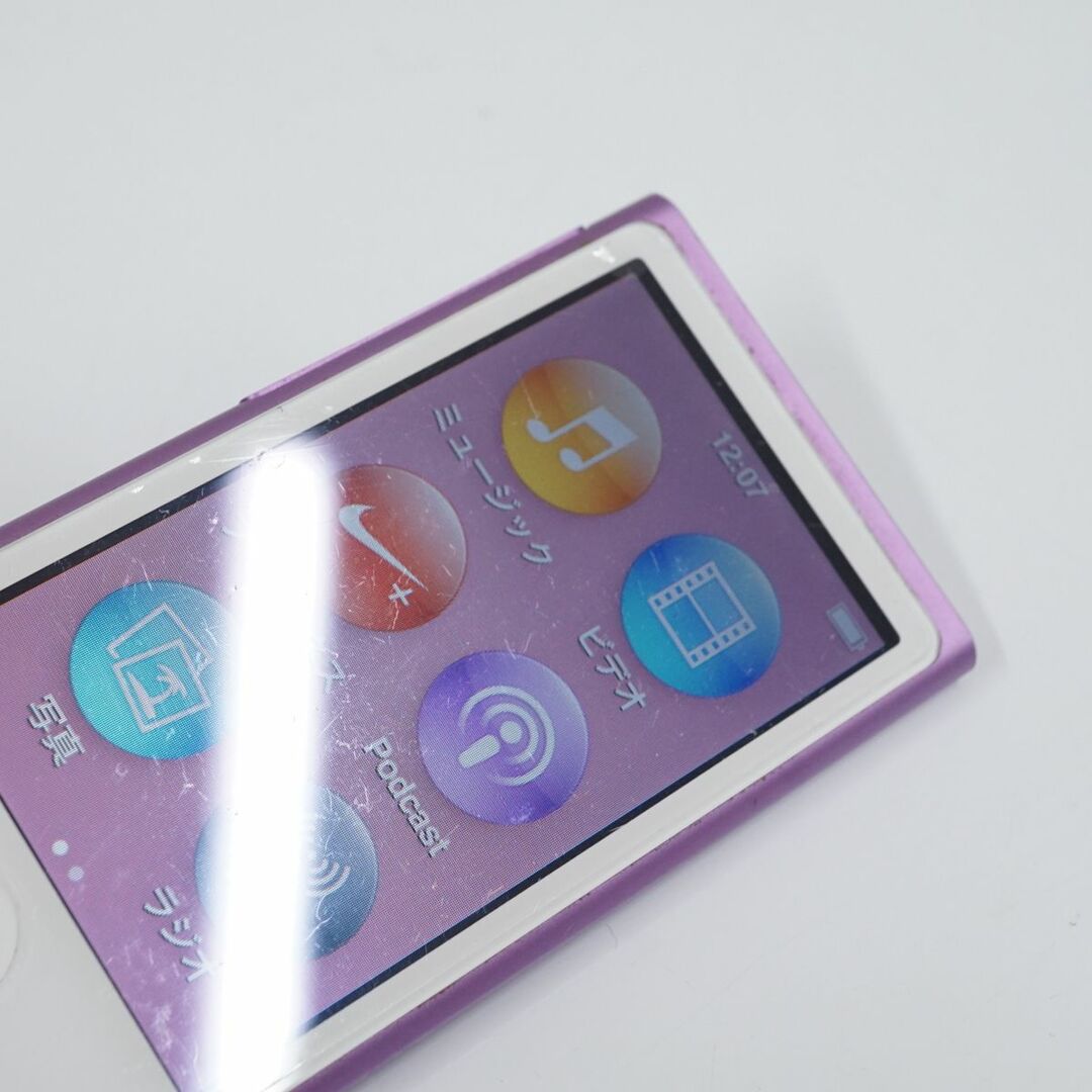 ☆apple iPod nano 第7世代 パープル MD479J