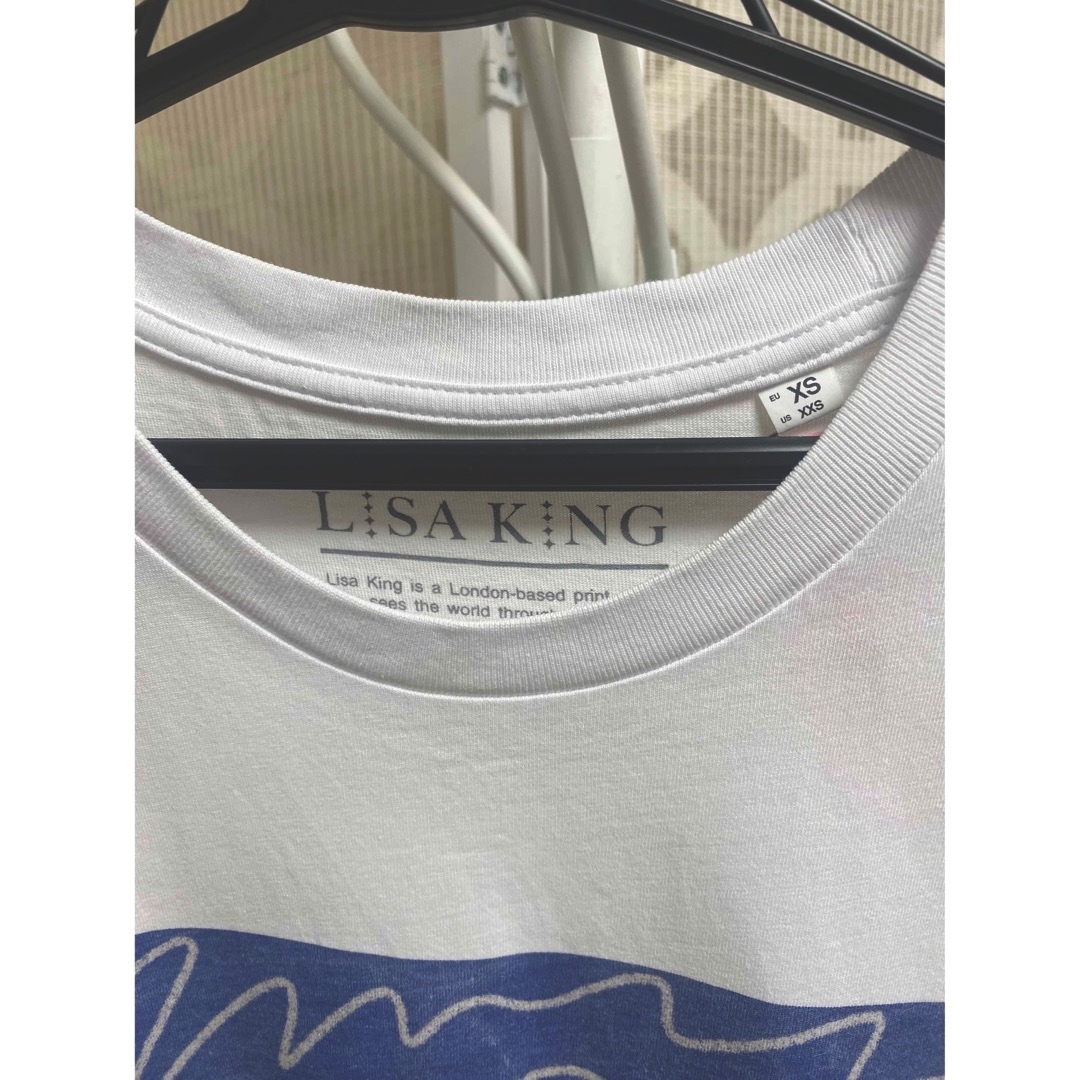 Drawer(ドゥロワー)のLISA KING  プリントＴシャツ レディースのトップス(Tシャツ(半袖/袖なし))の商品写真
