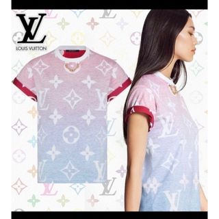 ルイヴィトン(LOUIS VUITTON)のルイヴィトン レディース　グラデーションTシャツ(Tシャツ(半袖/袖なし))