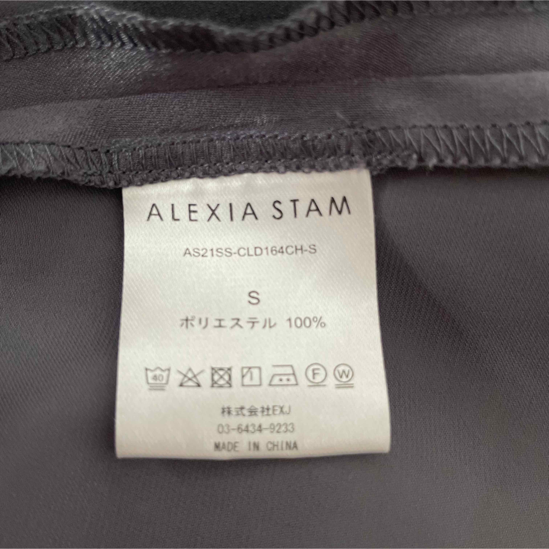 ALEXIA STAM(アリシアスタン)の美品 ALEXIA STAM Back Ribbon Satin Dress レディースのワンピース(ロングワンピース/マキシワンピース)の商品写真