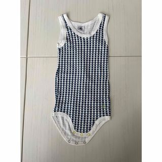 プチバトー(PETIT BATEAU)のPETIT BATEAU 18m/81cm ボディ　ロンパース(ロンパース)