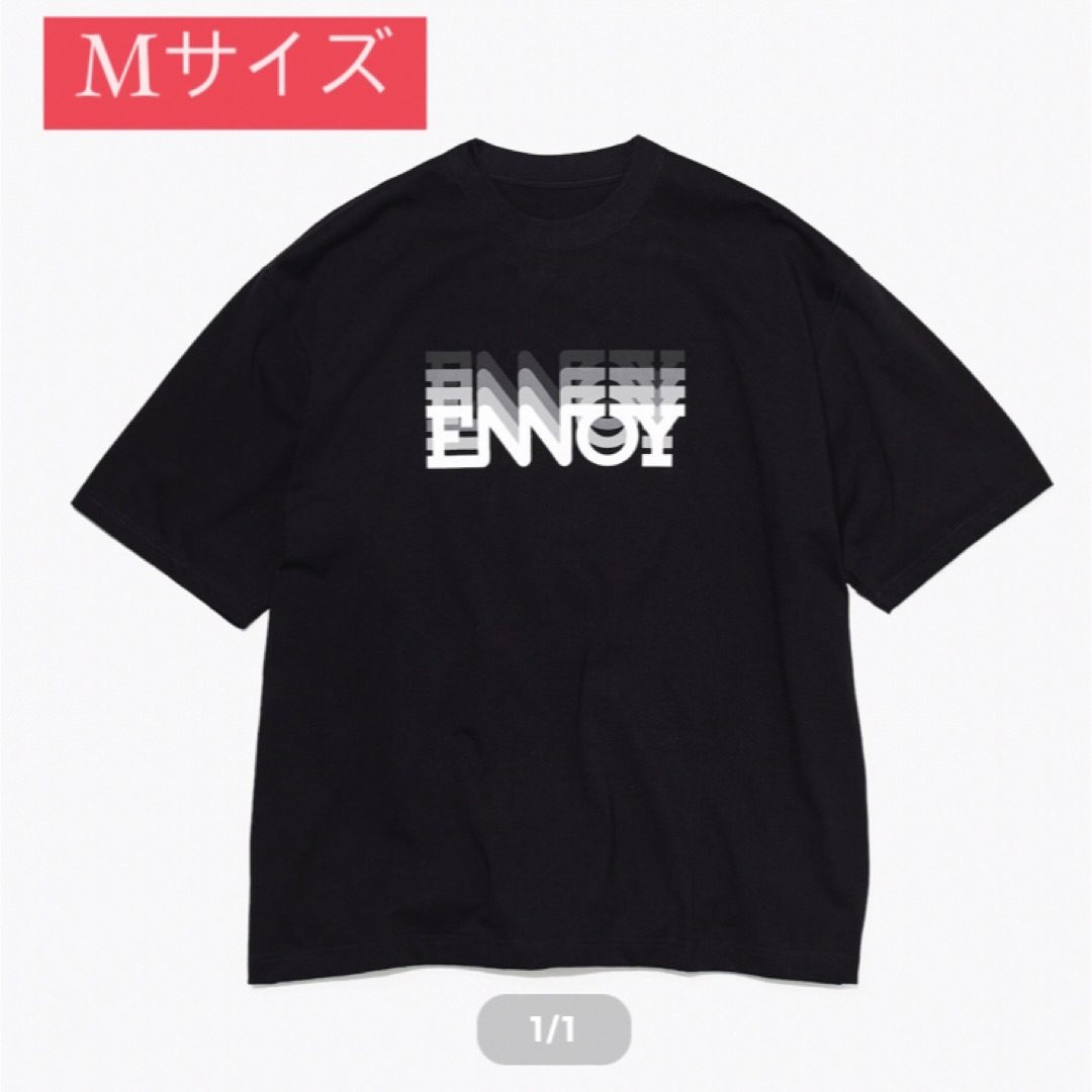 【ennoy】ELECTRIC LOGO GRADATION SS TEE  メンズのトップス(Tシャツ/カットソー(半袖/袖なし))の商品写真