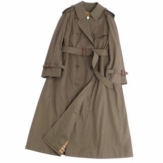 バーバリー(BURBERRY)の極美品 Vintage バーバリー Burberrys コート トレンチコート 裏チェック ライナー付き アウター レディース 11A3(M相当) ブラウンカーキ(トレンチコート)