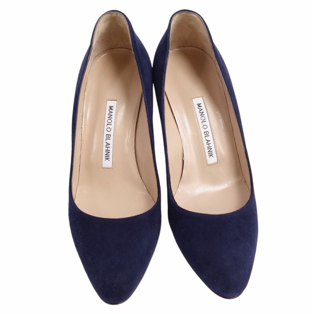 未使用 マノロ・ブラニク Manolo Blahnik パンプス スウェード 未使用 マノロ・ブラニク Manolo Blahnik パンプス スウェード