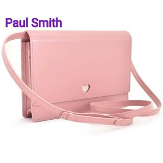 ポールスミス(Paul Smith)の美品　ポールスミス カットアウト ショルダーバッグ ピンク 2way(ショルダーバッグ)