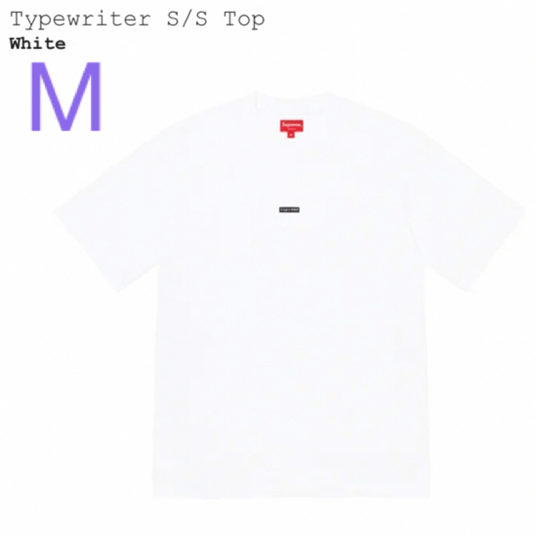 Supreme Typewriter S/S Top White Mサイズ - www.sorbillomenu.com