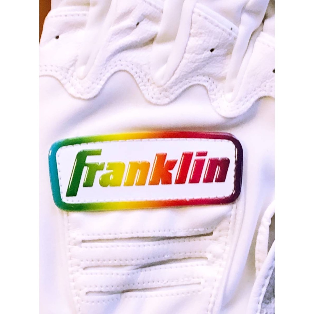 FRANKLYN(フランクリン)の2024年USA限定レインボーロゴ★フランクリンAURAバッティンググローブ S スポーツ/アウトドアの野球(グローブ)の商品写真