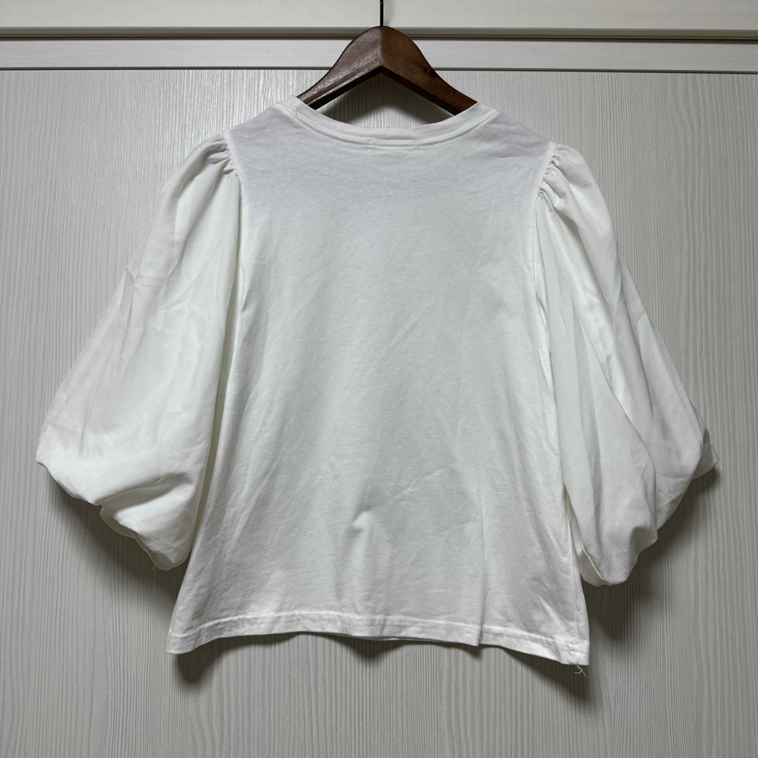 【a'様】アプレトロ 袖バルーンカットソー Tシャツ レディースのトップス(Tシャツ(半袖/袖なし))の商品写真