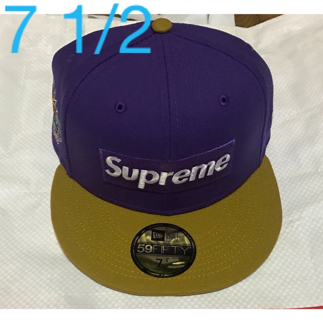 Supreme 2-Tone Box Logo New Era Purple