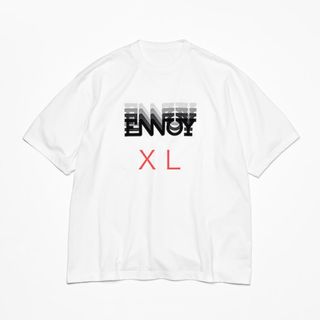 ENNOY ELECTRIC LOGO GRADATION SS TEE XL(Tシャツ/カットソー(半袖/袖なし))