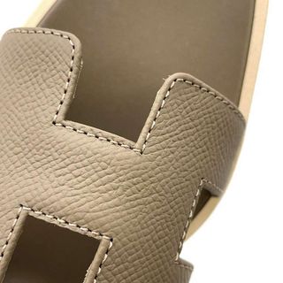 Hermes - エルメス サンダル オラン エトゥープ ヴォーエプソン ...