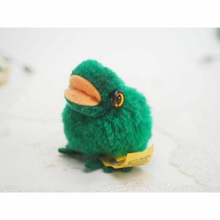 シュタイフ(Steiff)のシュタイフ★Woolen Frog 5cm オールIDs完品★ぽんぽんカエル/蛙(ぬいぐるみ)