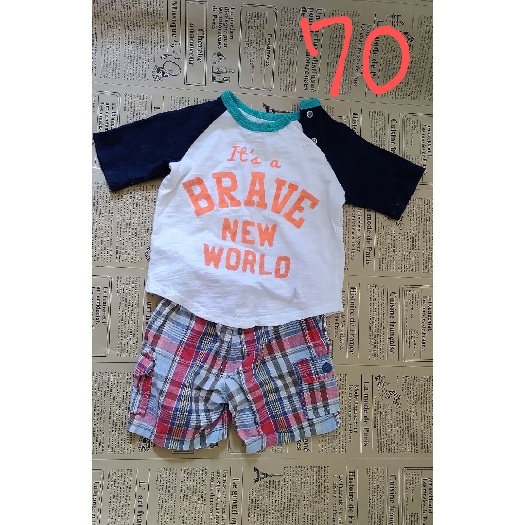babyGAP(ベビーギャップ)のベビーギャップ　 Tシャツとパンツセット キッズ/ベビー/マタニティのベビー服(~85cm)(Ｔシャツ)の商品写真