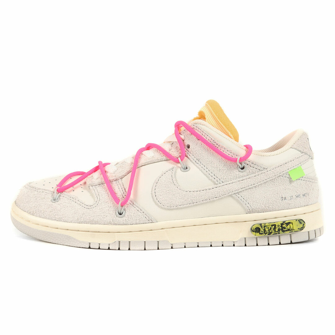 OFF-WHITE オフホワイト サイズ:27.0cm 21AW NIKE DUNK LOW The 50 / 1 OF 50 No.17 (DJ0950-117) ダンク ロー セイル ニュートラルグレー US9 ローカット スニーカー コラボ 【メンズ】【美品】