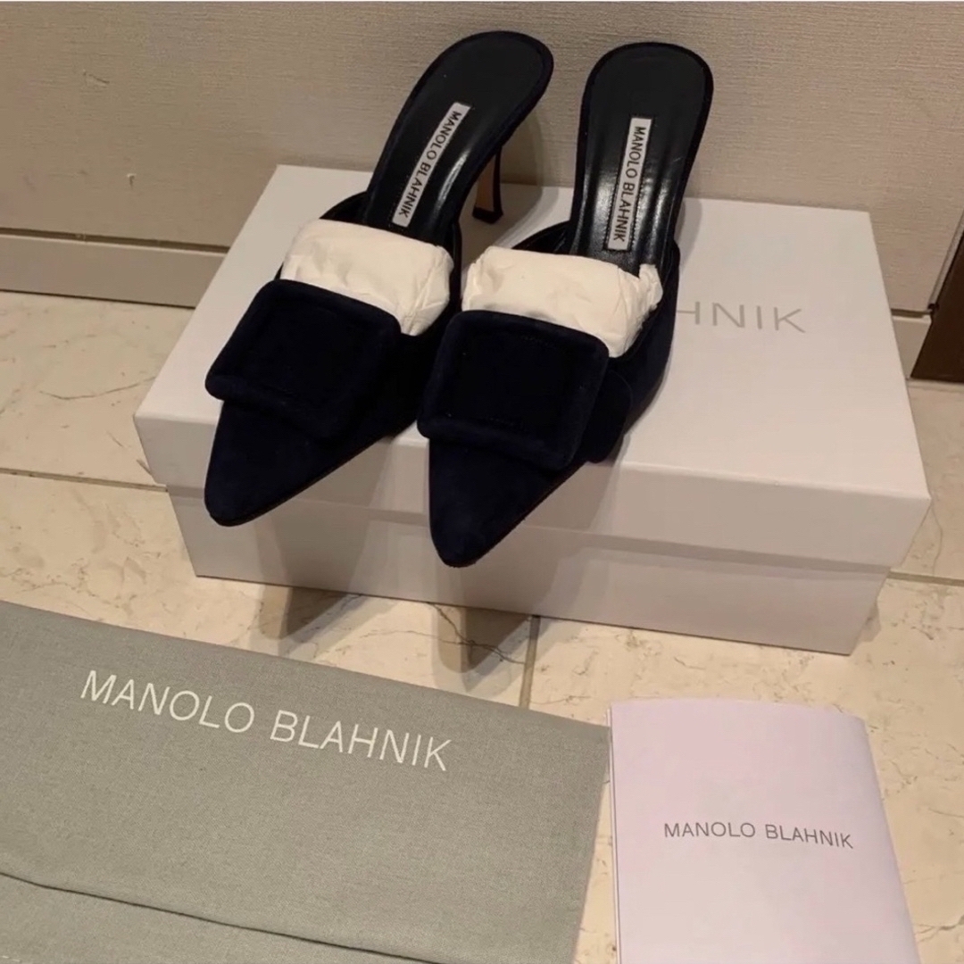 MANOLO BLAHNIK マノロブラニク　メイセール　ミュール