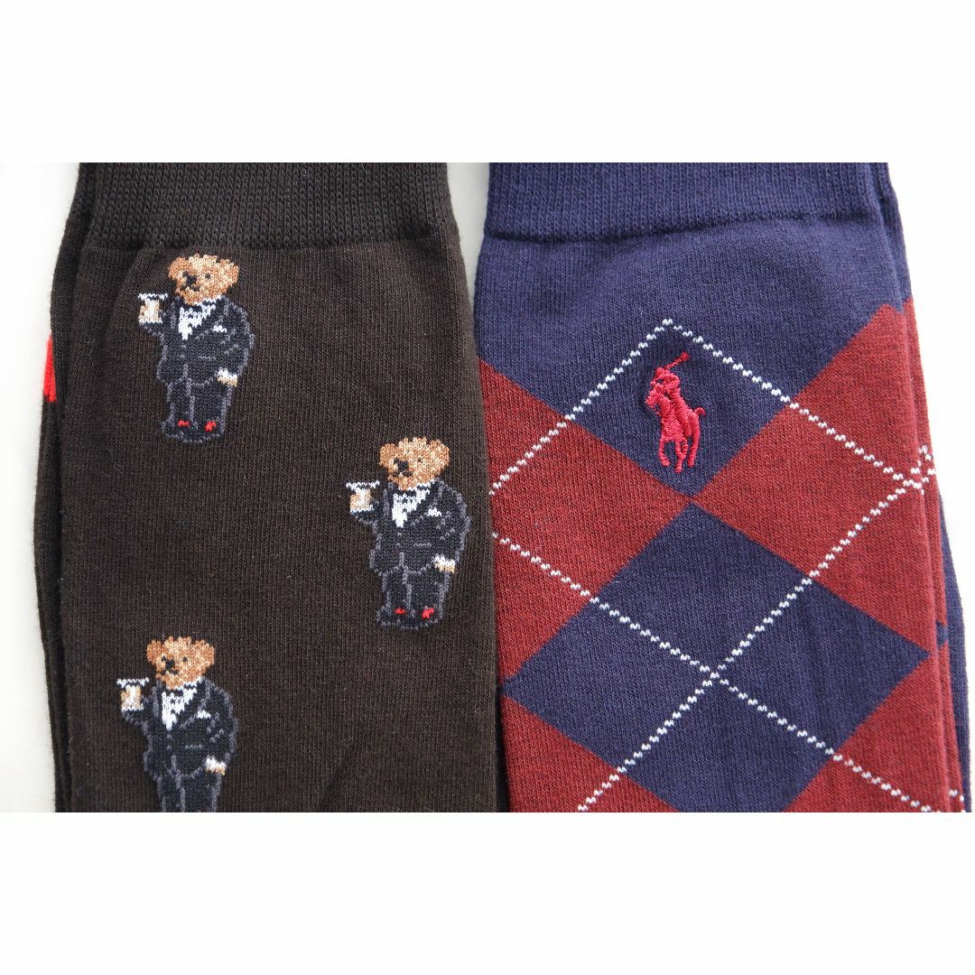 POLO RALPH LAUREN(ポロラルフローレン)のPOLOポロラルフローレン【 2足セット／メンズ】おしゃれなソックス【新品です】 メンズのレッグウェア(ソックス)の商品写真