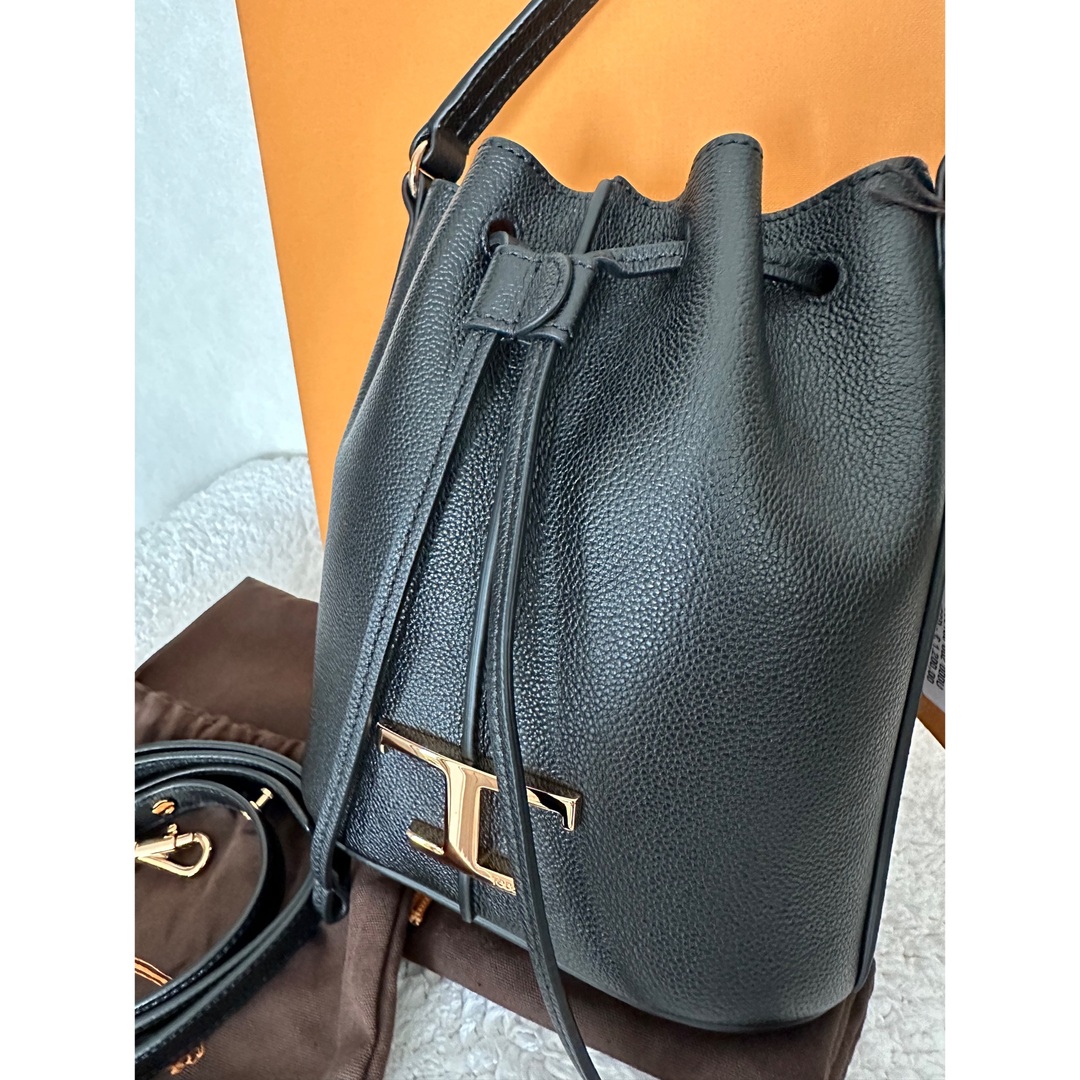 TOD'S - Sale!新品未使用!トッズ Tタイムレスレザーバケットバッグ