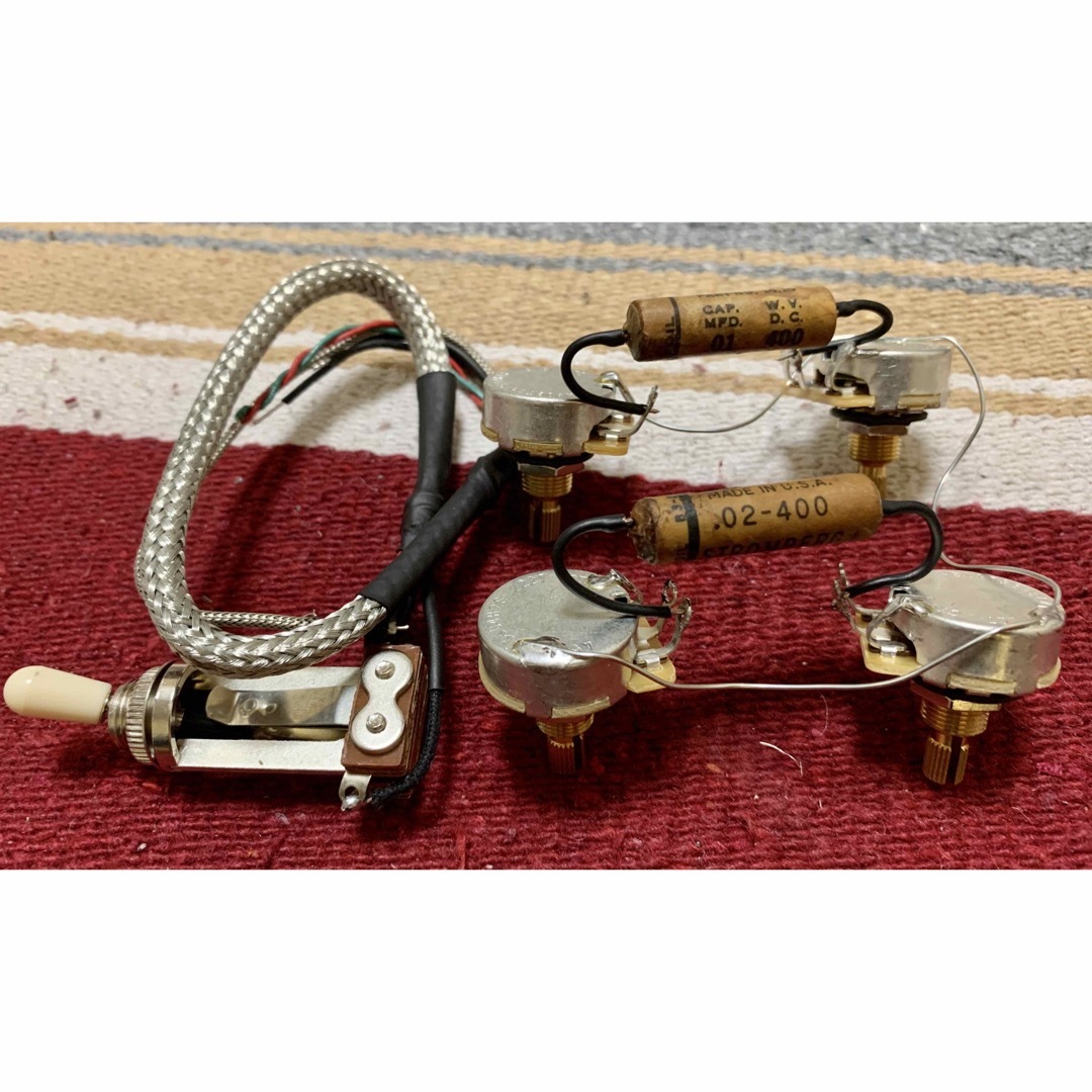 1950年代ビンテージペーパーワックス搭載 レスポール用サーキットの