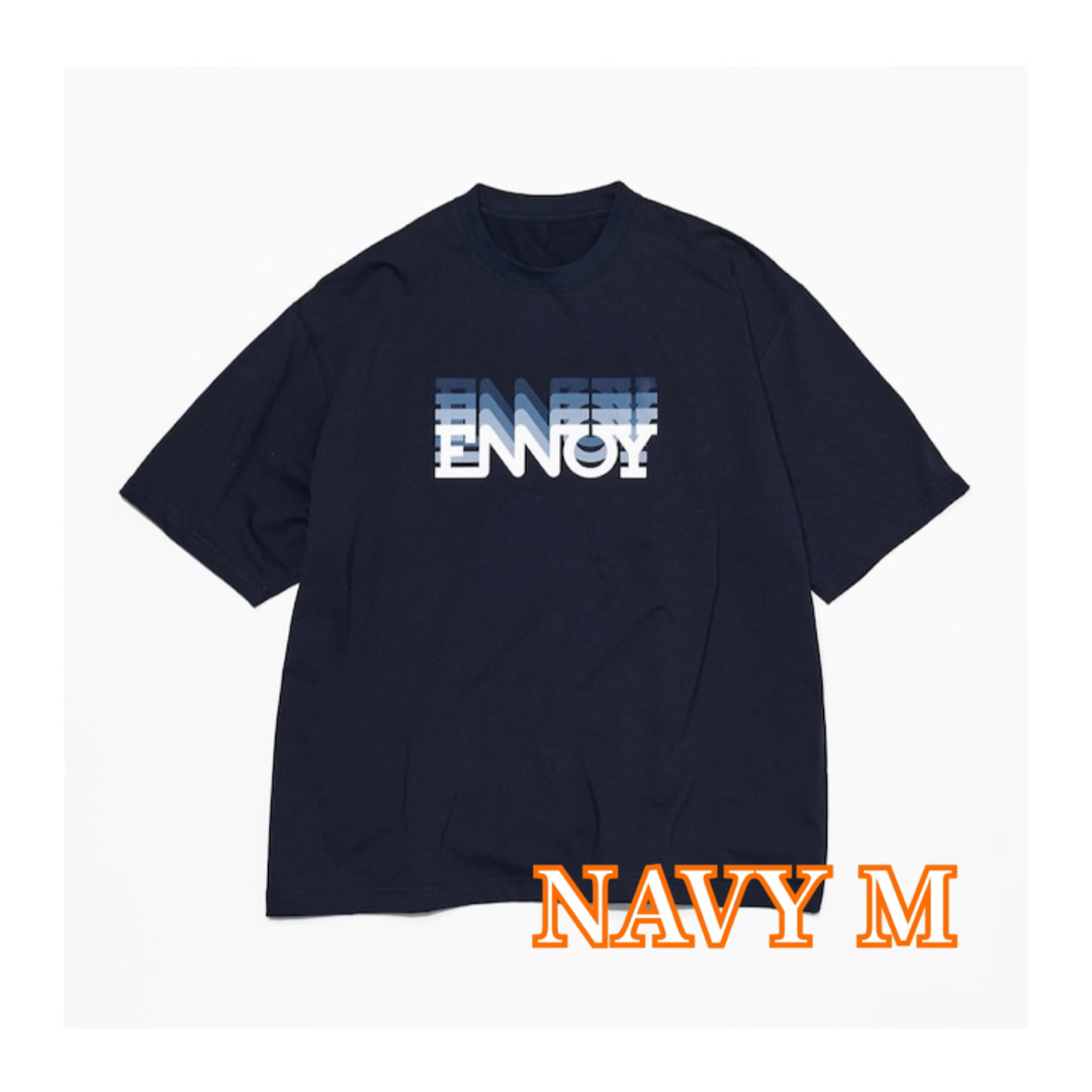 ENNOY ELECTRIC LOGO GRADATION SS TEE