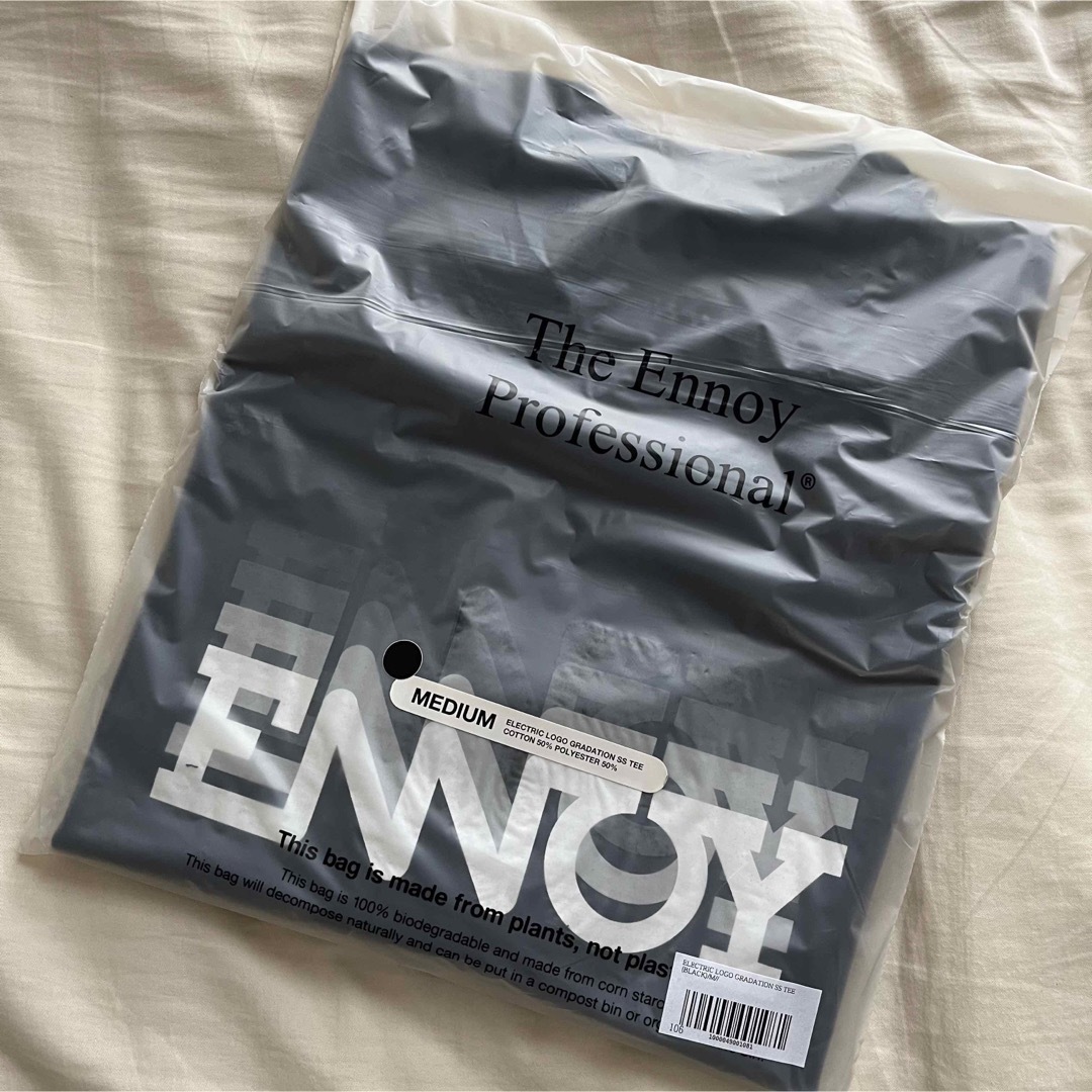 ENNOY ELECTRIC LOGO GRADATION SS TEE