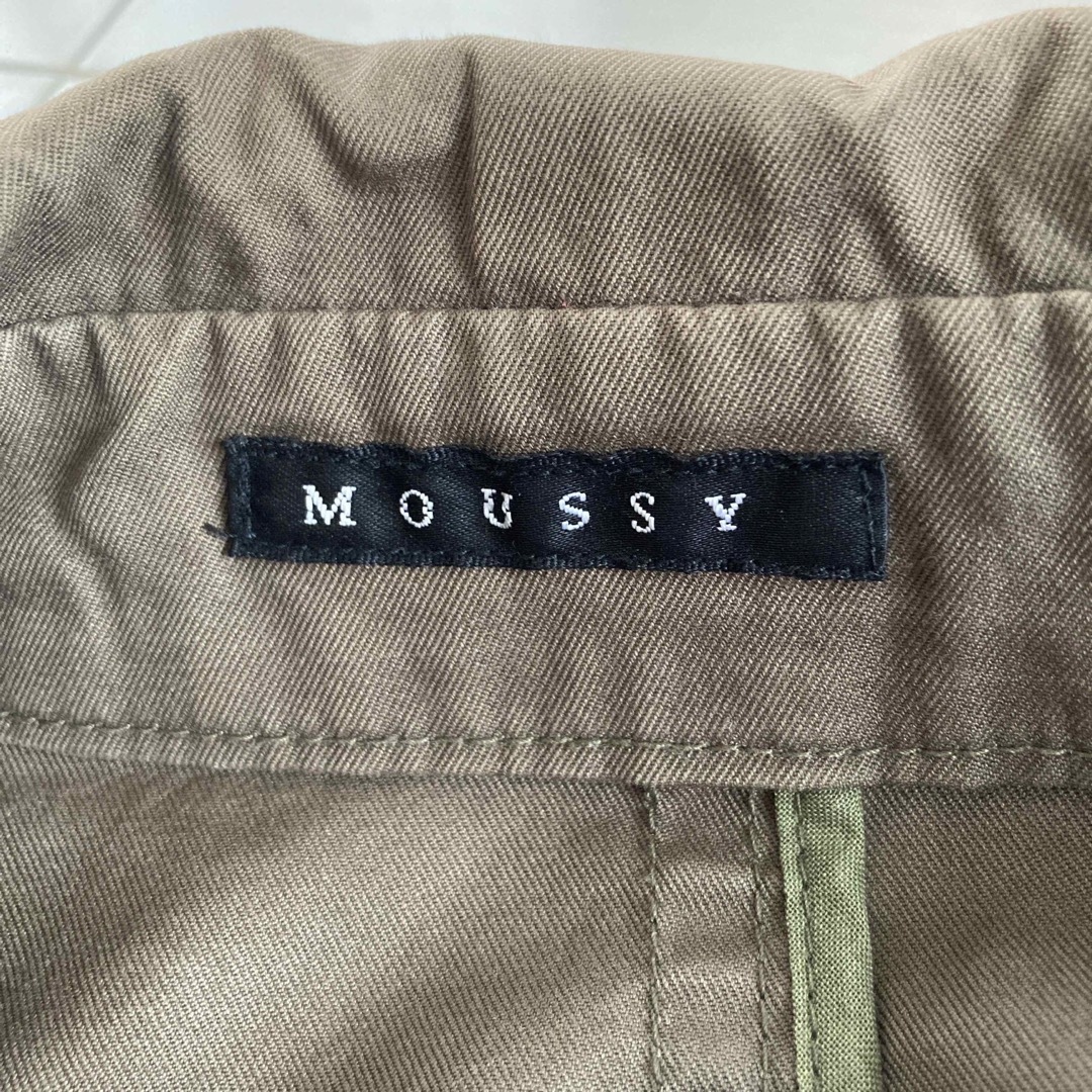moussy(マウジー)のmoussy ピーコート　カーキ　M レディース　ジャケット　薄手コート レディースのジャケット/アウター(ピーコート)の商品写真