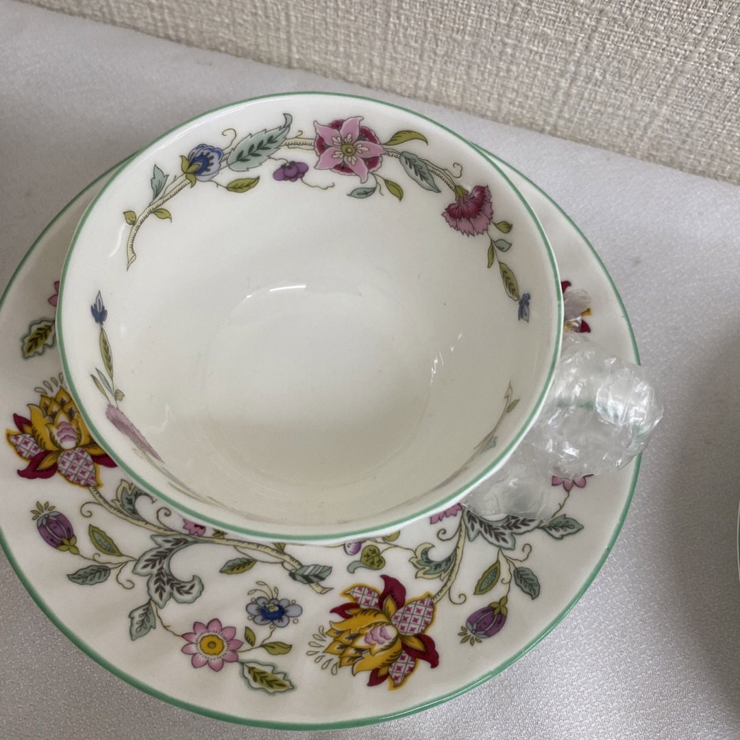 MINTON - ミントン カップ&ソーサー 5客セット ハドンホール no MINTON - ミントン カップ&ソーサー 5客セット ハドンホール no