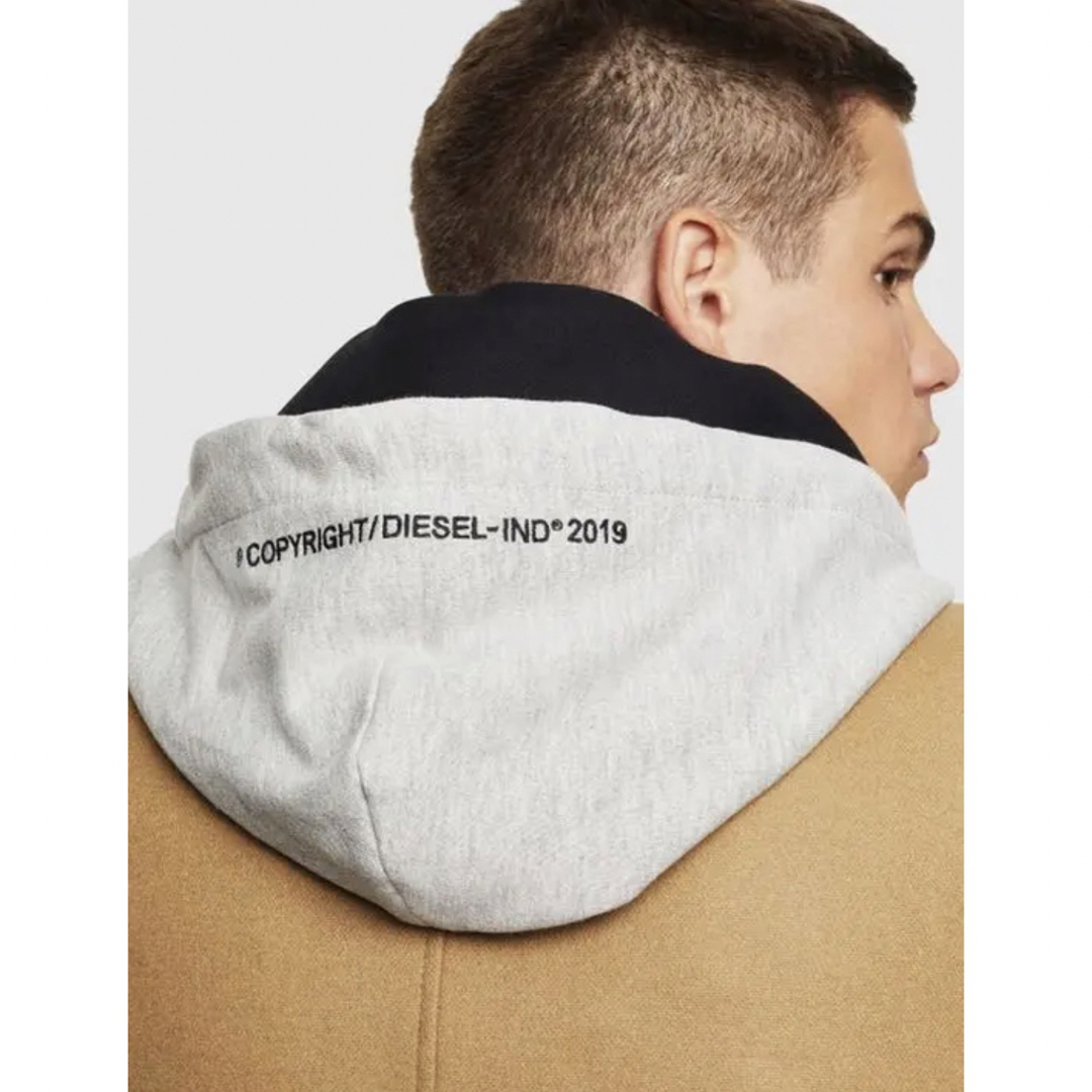 新品 ディーゼルDIESEL フード付き チェスターコート