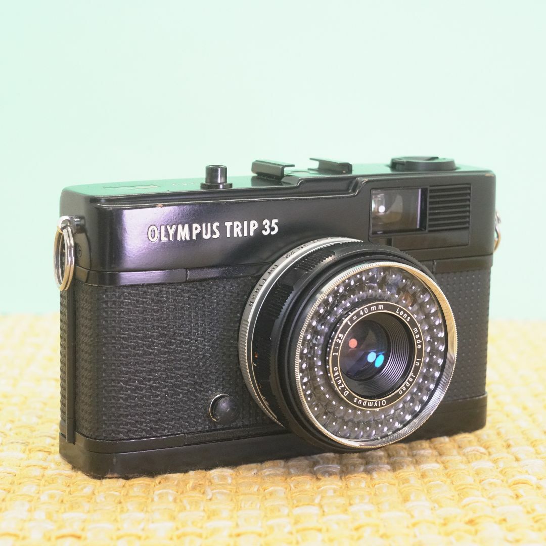 OLYMPUS(オリンパス)の完動品◎オリンパス TRIP35 ブラック フィルムカメラ #040 スマホ/家電/カメラのカメラ(フィルムカメラ)の商品写真