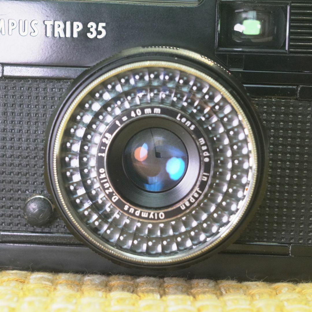 OLYMPUS(オリンパス)の完動品◎オリンパス TRIP35 ブラック フィルムカメラ #040 スマホ/家電/カメラのカメラ(フィルムカメラ)の商品写真