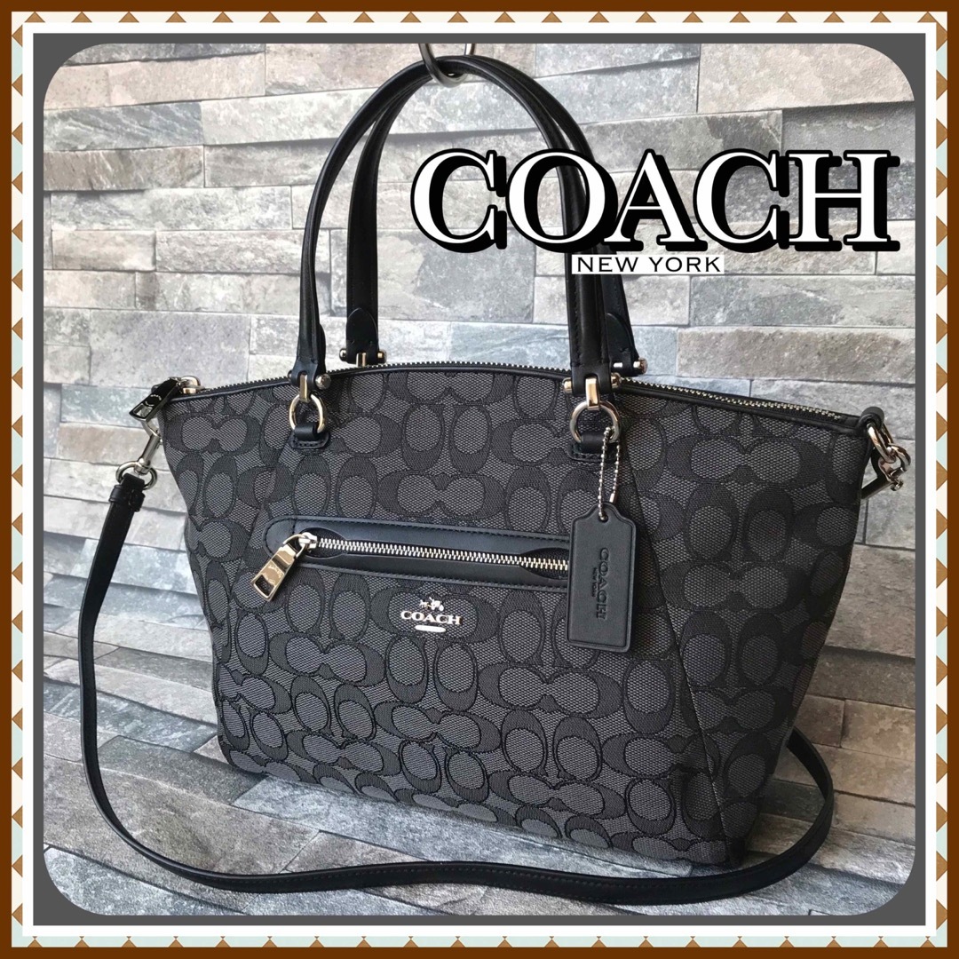 ◆コーチ COACH ショルダーバッグ  シグネチャー キャンバス ハンドバッグ