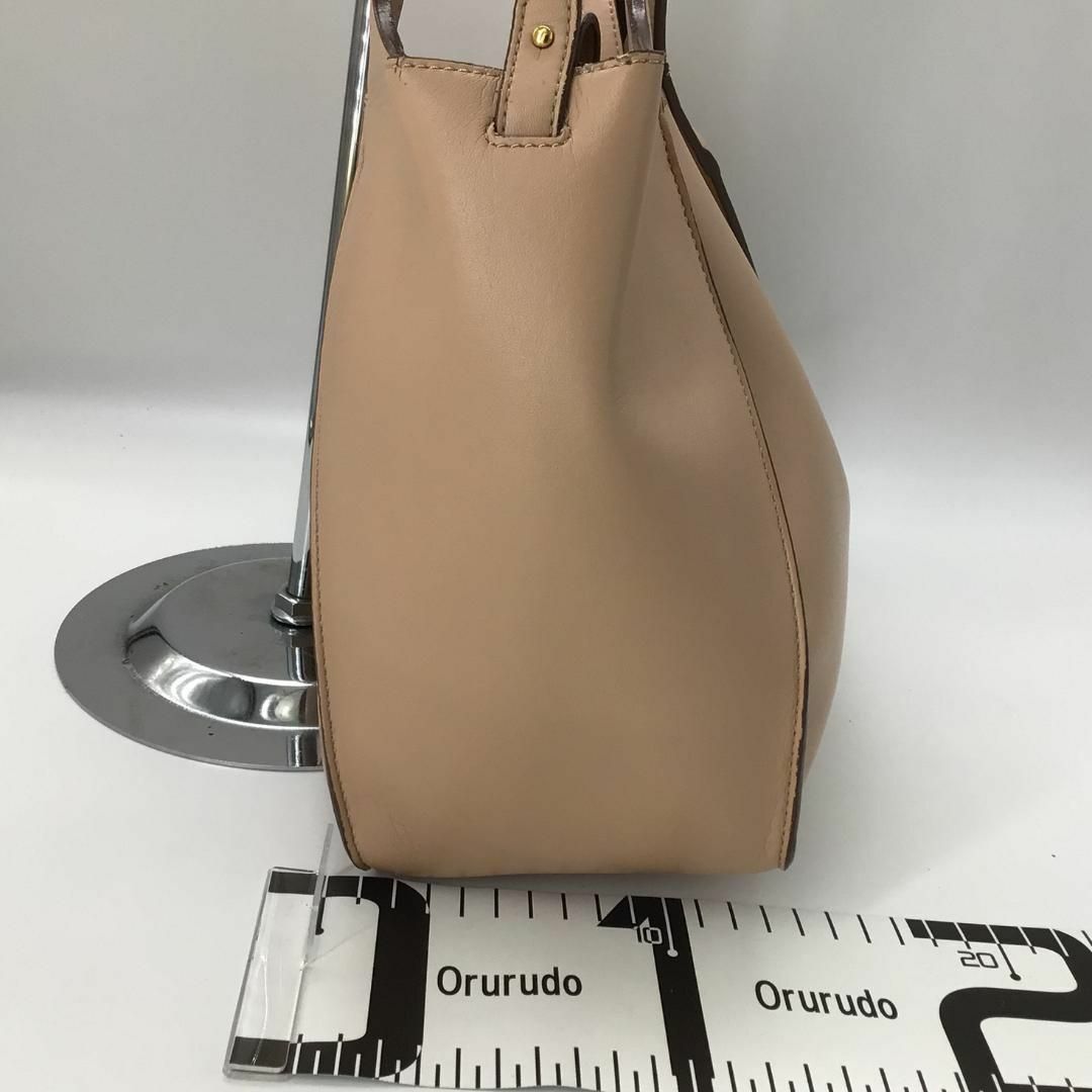 ステラマッカートニー ロゴクロスボディバッグ パンチング ショルダー ベージュ